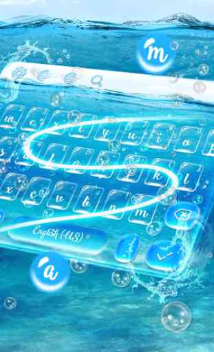 Glass Water Keyboard 2