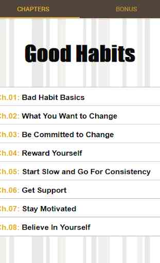 Good Habits 1