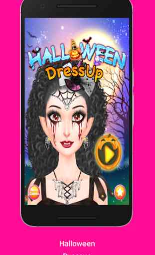 Halloween DressUp & MakeUp Game 1
