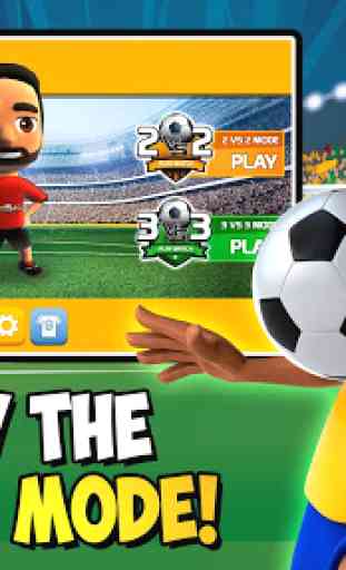 HardBall - Mini Caps Soccer League Football Game 4