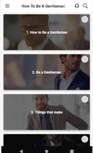 How To Be A Gentleman(Modern Man) 1