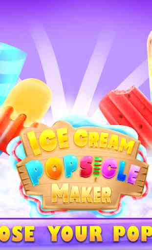 Ice Cream Popsicle Maker: Frozen Dessert Cooking 1