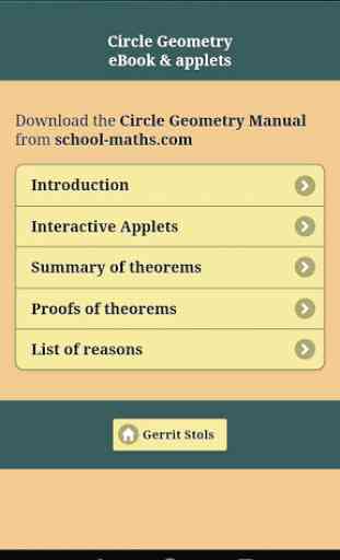 Interactive Circle Geometry 1