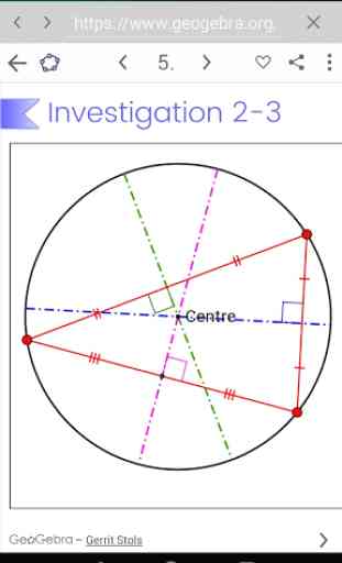 Interactive Circle Geometry 2