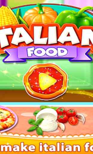 Italian Food Chef - Italian Pizza Cooking Game 1