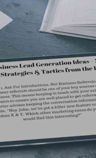LEAD GENERATION-HOW TO GET MORE LEADS EASILY 4