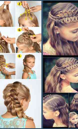Making braided hair for kids 1