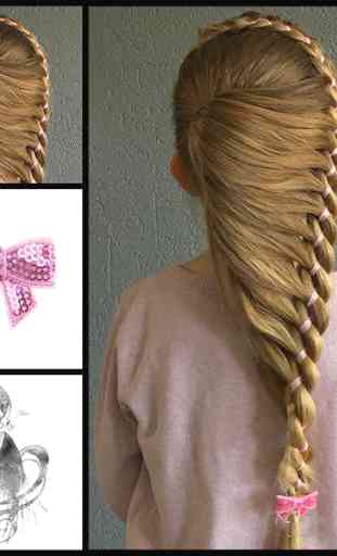 Making braided hair for kids 3