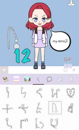 MyMoji - Kpop Style Emoji Maker 4