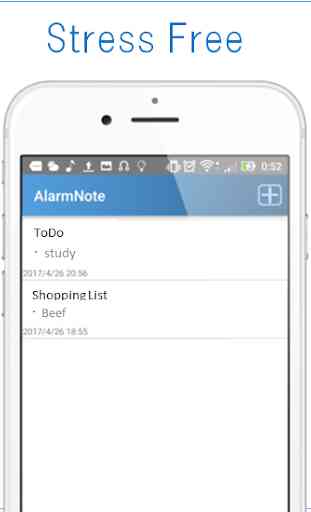 Notepad with alarm reminder 1