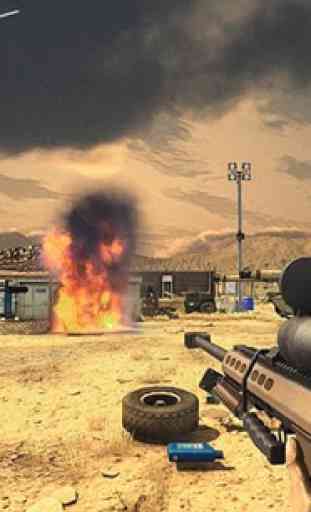One Man Without Cover Fire Army Gun Shooting Games 4