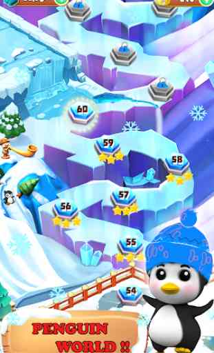 Penguin frozen match 3 4