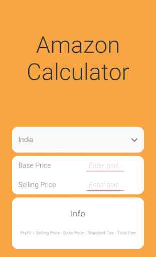 Profit Calculator : Amazon 3