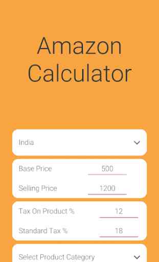 Profit Calculator : Amazon 4