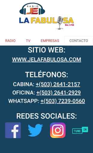 Radio La Fabulosa 94.1 FM El Salvador 2