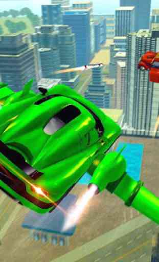 Real Flying Car Driving City 3