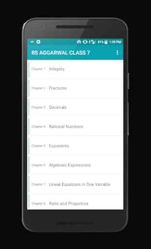 RS Aggarwal Class 7 Maths Solution 1