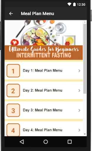 Simple Intermittent Fasting Meal Plan 3