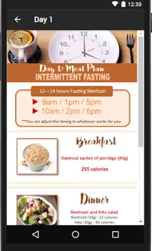 Simple Intermittent Fasting Meal Plan 4