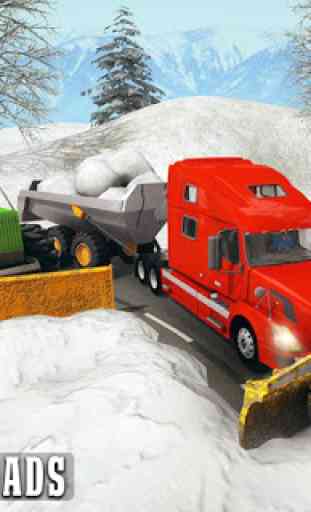 Snow Plow Heavy Excavator Sim 1
