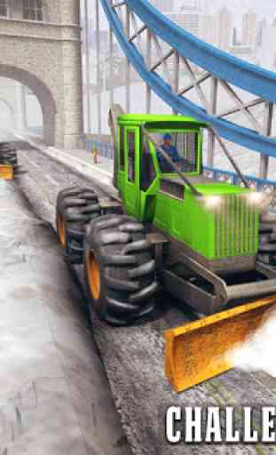 Snow Plow Heavy Excavator Sim 2