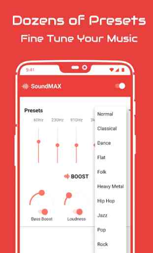 SoundMax Equalizer & Bass Booster + Volume Booster 3