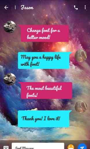 Starry Sky Font for FlipFont ,Cool Fonts Text Free 2