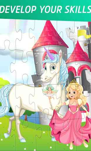 Unicorn Puzzle - Kids Puzzle Game 3