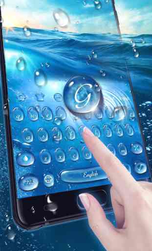 Water Drop Theme Keyboard 3