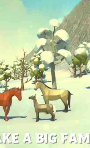 Winter Horse Simulator - Winter Family Adventure 3