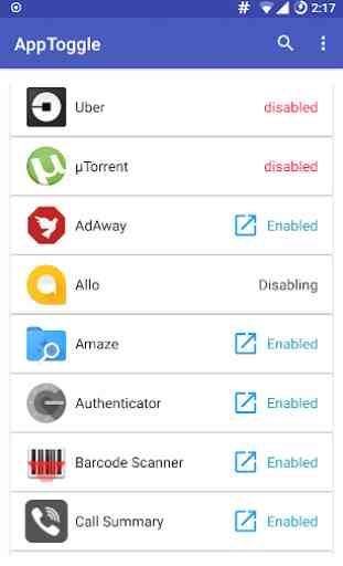 AppToggle Quickly Enable Disable Apps [Root] 3