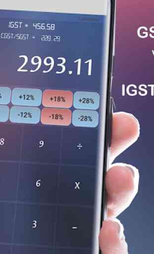 Calculator with History memory & GST Calculation 2