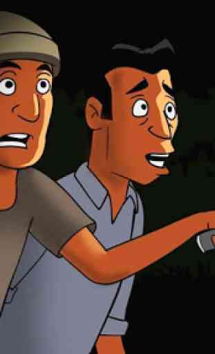 Cartoon horror-animated Video funny Ghost Pocong 2