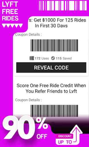 Coupons for Lyft  2