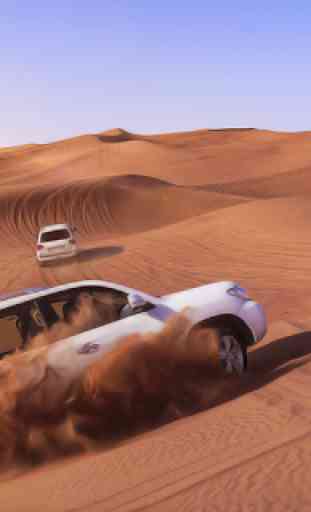 Crazy Drifting desert Jeep  -Safari prado race 19 3