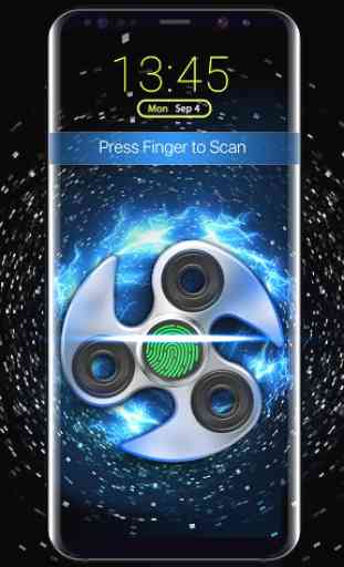 Fidget spinner fingerprint lock screen for prank 2