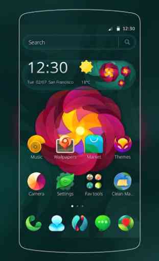 Flower Theme for HTC One 1