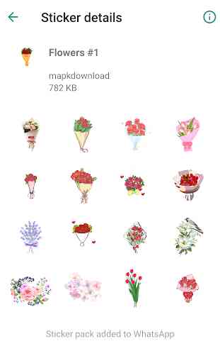 Flowers Stickers  1