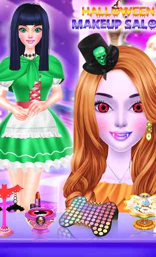 Halloween Makeover : Halloween Games : Girls Games 3