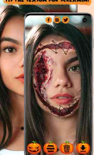 Halloween Makeup – Scary Face App 4