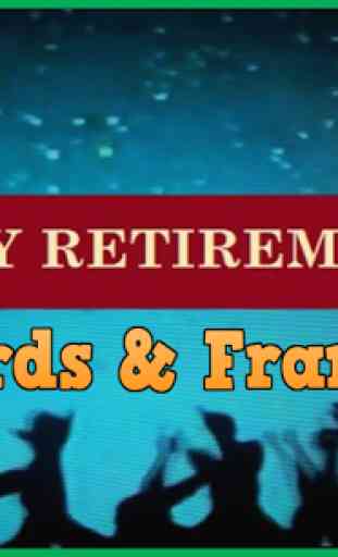 Happy Retirement: Card & Frame 1