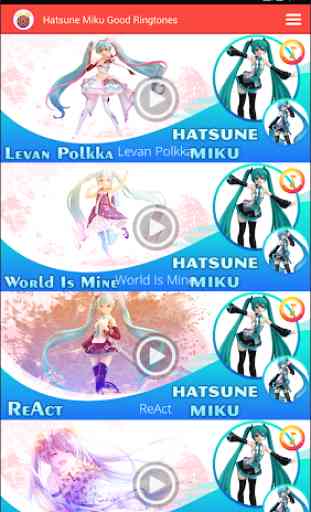 Hatsune Miku Good Ringtones 1