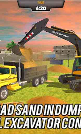 Heavy Excavator Crane Game Construction Sim 2019 1