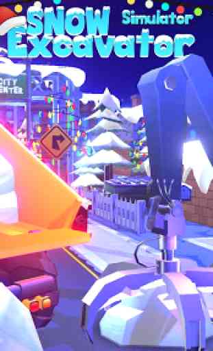 Heavy Snow Plow Excavator Simulator Game 2020 1