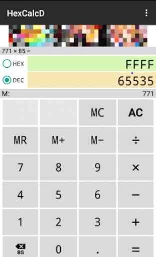 HexCalc D : hex dec calculator 1