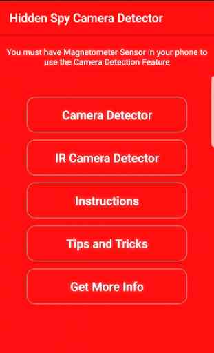 Hidden camera detector 1