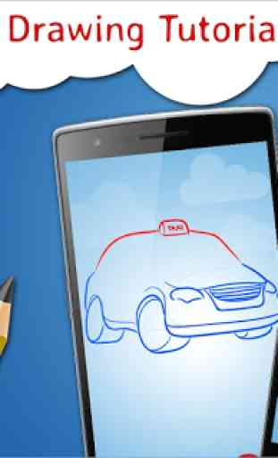 How to Draw Cartoon Cars  Step by Step Drawing App 3