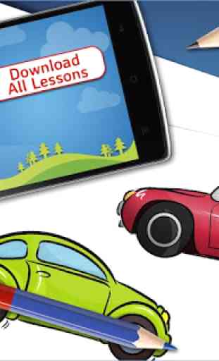 How to Draw Cartoon Cars  Step by Step Drawing App 4