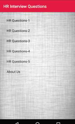 HR Interview Questions 1