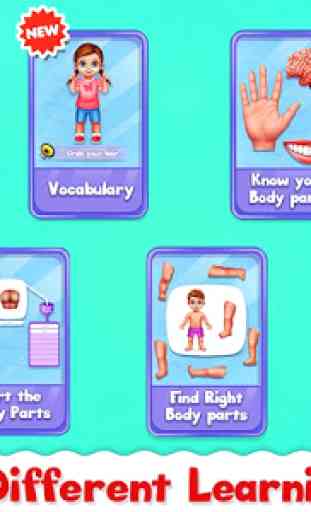Human Body Parts - Preschool Kids Learning 1